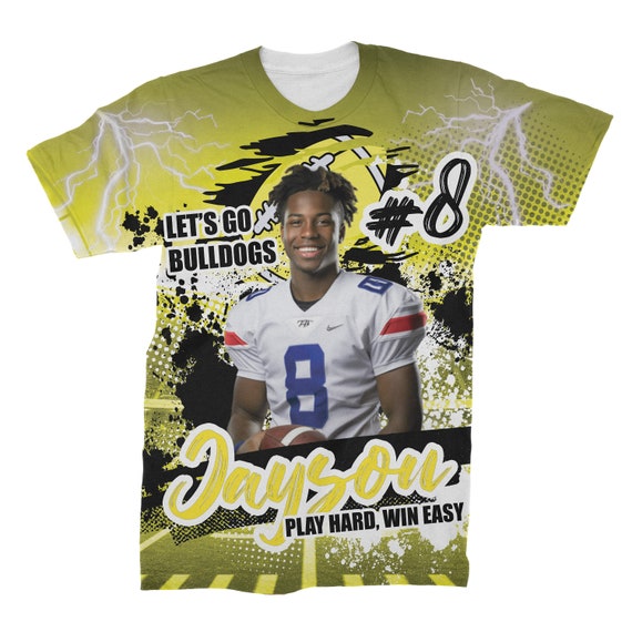 Custom Homecoming Football All Over Print T-shirt - Etsy