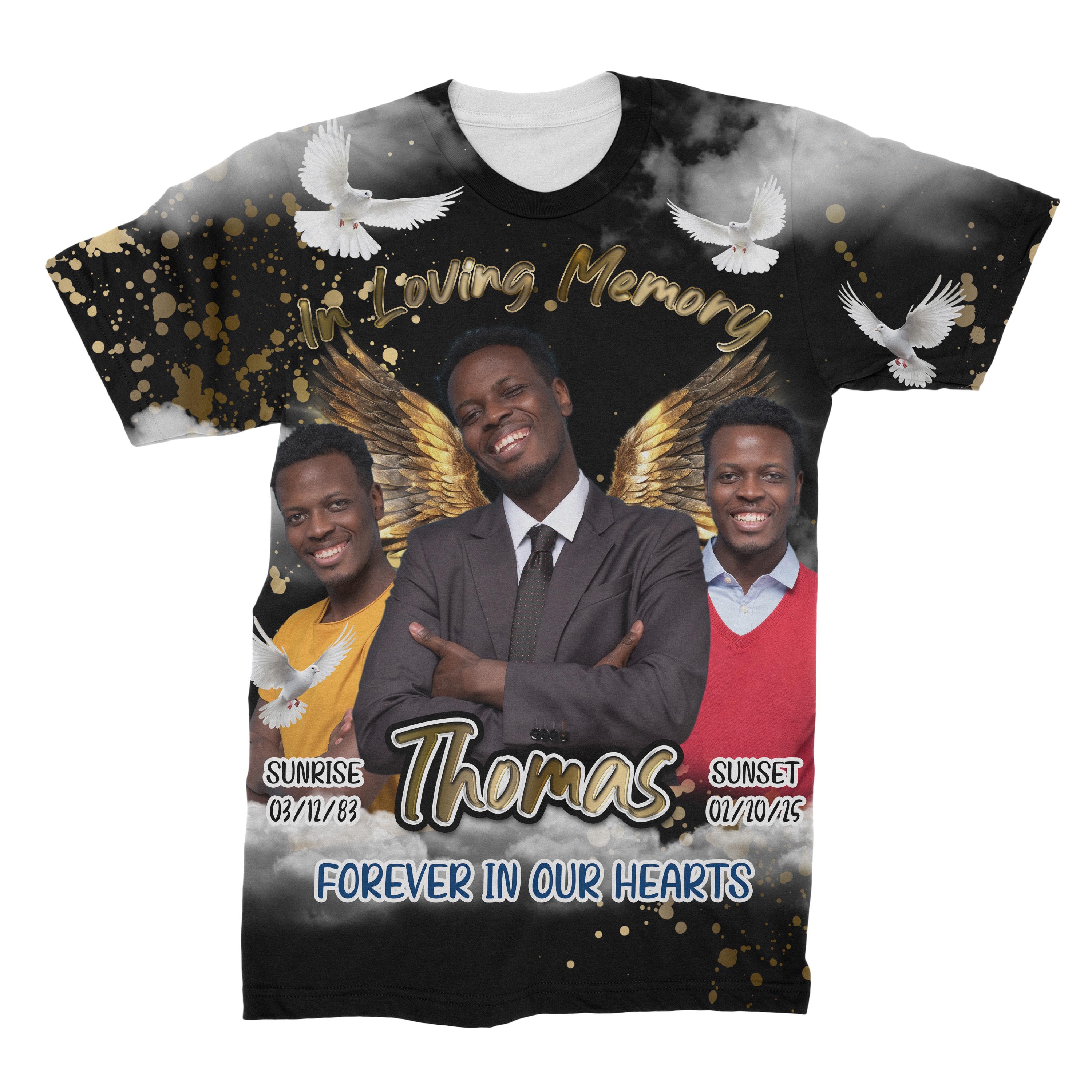 Personalized in Loving Memory Memorial T-shirt - Etsy