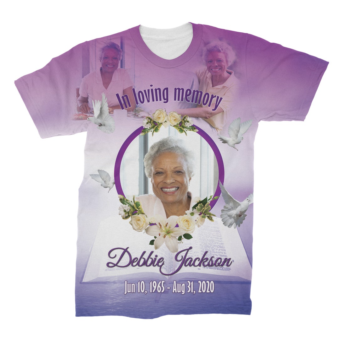 Custom Memorial Rest In Peace T shirt Etsy Norway