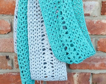 Dreamtime Spring Scarf, crochet scarf pattern, crochet pattern, scarf pattern, crochet scarf, lacy crochet scarf, crocheted scarf,