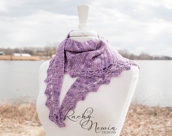 Crochet shawl pattern, crochet pattern, shawl pattern, crochet shawl, crochet scarf, scarf pattern, crescent shawl, Secret Dreams Shawl