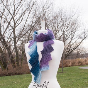 Dragons in Flight Scarf, crochet scarf pattern, crochet pattern, scarf pattern, crochet scarf, crocheted scarf, crochet pattern for scarf
