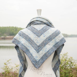 Through the Clouds Shawl, crochet shawl pattern, crochet pattern, shawl pattern, written pattern, crochet shawl, crocheted shawl, crochet