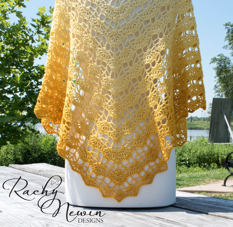 Sugar Plum Shawl, crochet shawl pattern, crochet pattern, shawl pattern, written pattern, charted pattern, charted crochet, triangle shawl imagen 5