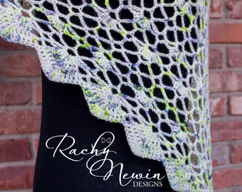 Crochet shawl pattern, crochet pattern, shawl pattern, crochet shawl, variegated shawl pattern, shawl pattern crochet, Pixie Dreams Shawl