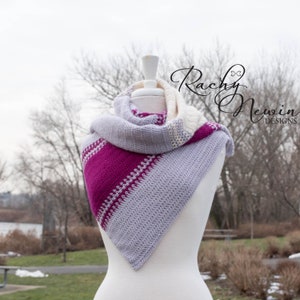 Follow Your Arrow Shawl, crochet shawl pattern, crochet pattern, shawl pattern, crocheted shawl, pattern for shawl, triangle shawl pattern image 7