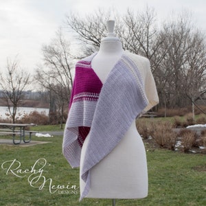 Follow Your Arrow Shawl, crochet shawl pattern, crochet pattern, shawl pattern, crocheted shawl, pattern for shawl, triangle shawl pattern image 10