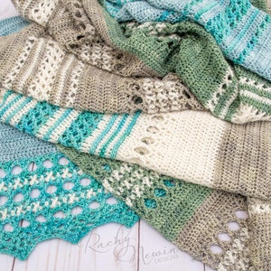 Adrift Wrap, crochet wrap pattern, crochet pattern, wrap pattern, crochet shawl pattern, crochet shawl, shawl pattern, fingering weight image 7