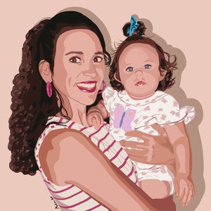 Digital Custom Portrait - Digital Artwork of You! - Digital Illustration to DOWNLOAD - Nothing will be shipping! Tier 3 Highest Detail