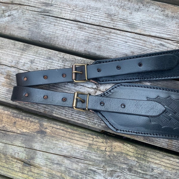 Leather Rifle Sling Etsy
