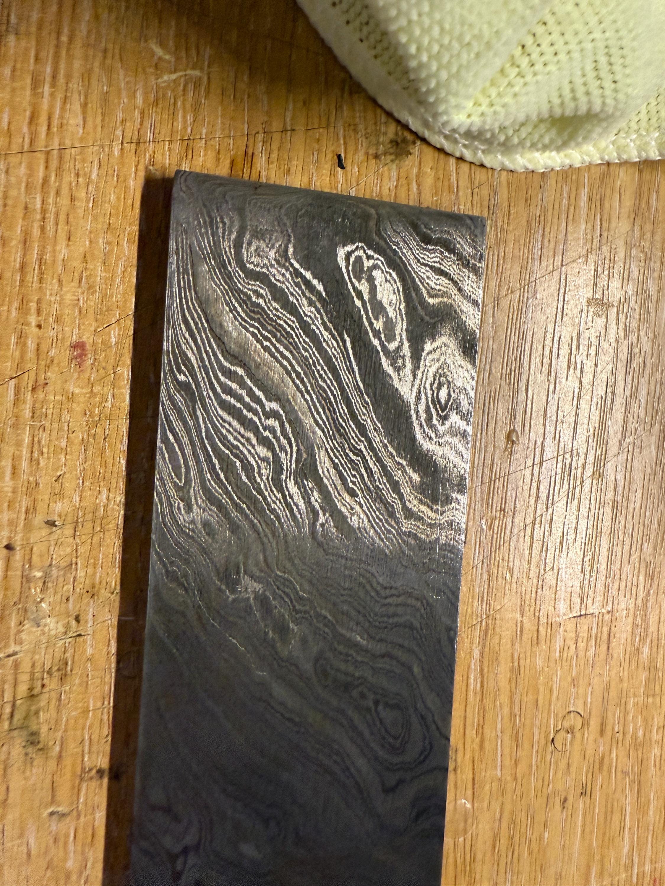 DAMASCUS BILLET 300X50X5mm