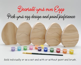 Decorate your own Easter Eggs - Paint Kit - Keepsake Gift for children of all ages - Great DYI project or decoration