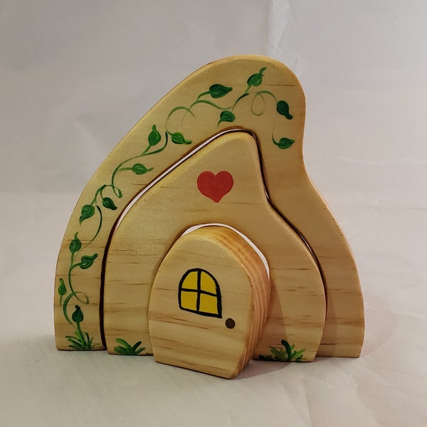 Gnome Fairy House Montessori and Waldorf Inspired wonderful Christmas Gift