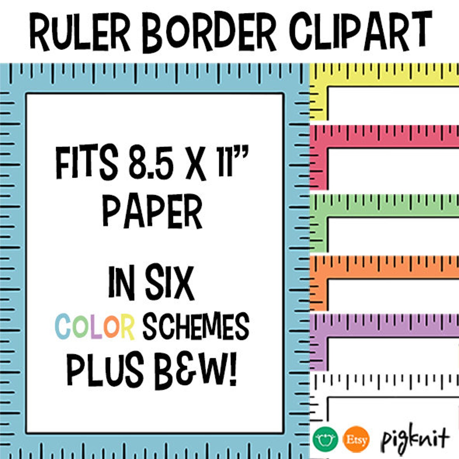 Ruler Frame Border Printable Digital Paper Clipart Png Set For Etsy ruler-frame-border-printable-digital-paper-clipart-png-set-for-etsy