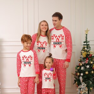 Candy cane pj set discount