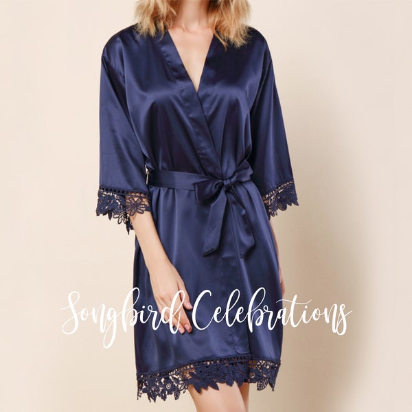 Nude Lace Bridesmaid Robe - Etsy