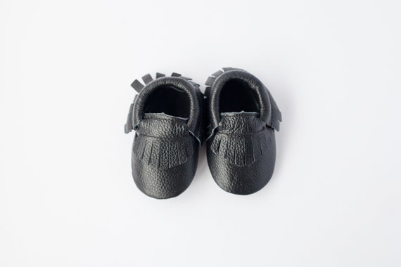 Genuine Leather Booties Boots Moccasins Moccs Baby Infant Toddler Fringe
