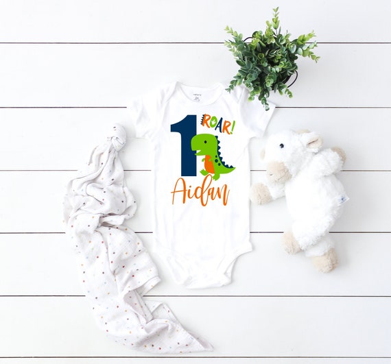 Dinosaur 1st birthday shirt Clearance