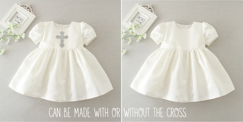 Vestido de bautizo de niña, vestido de bautismo de encaje blanco para niñas, traje de vestido largo de encaje para niñas con capó, vestidos de bautismo de encaje para niñas imagen 4