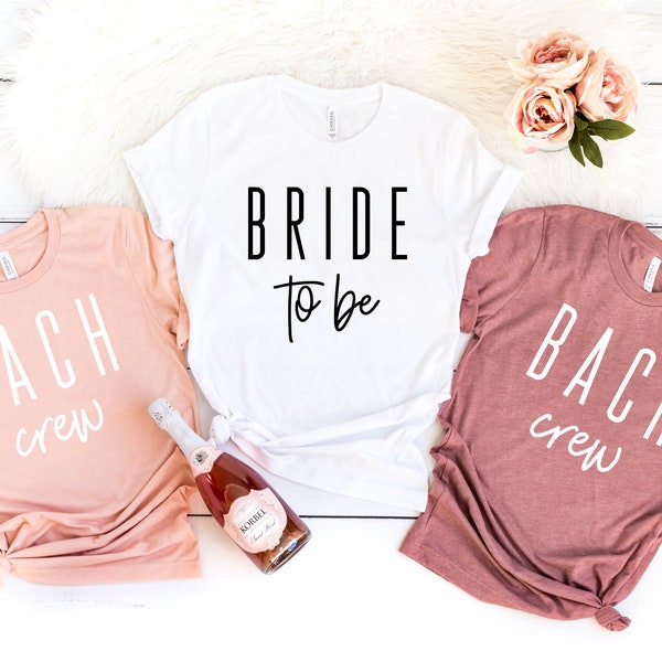 Bach Crew Shirts, Bachelorette Crew Shirts, Bride to Be Shirt, Bride Party Shirt, Mauve Shirt, Bach Party Shirts, Bachelorette Party Shirt