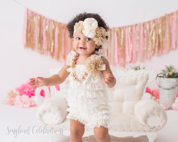 Combinaison Bébé Fille Floral Automne Patpat - Taille 12-18 Mois, Jaune, Sans Manches, Offre élastiques à Cheveux