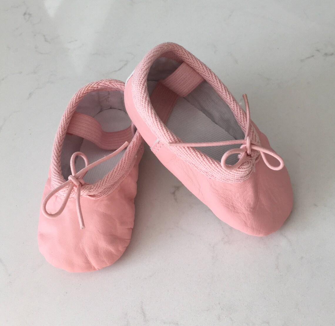 Baby Ballet Slippers Pink Genuine Leather Dance Shoes for Etsy