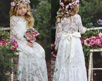 vintage flower girl dress