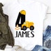 4th Birthday Boy Construction Shirt Fourth Birthday Boy Shirt Four Word ...