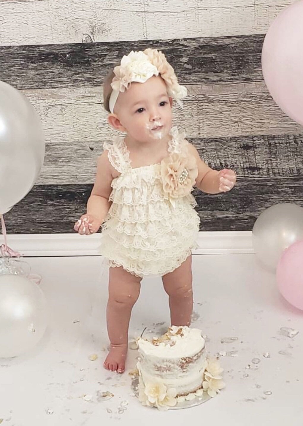 My Mini Baby Baby Girl Farm Cow 1st Birthday Outfit Romper Tutu Skirt Headband Ladybug Bee Cake Smash Photo Shoot Clothes 3PCS Set, # Pink Cow I'm Two, 2T Vestido De La