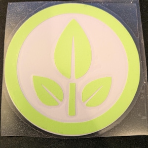 Glow in the Dark Eve Leaf Logo / Walle Car Decal/Laptop Decal Disney Pixar Vinyl