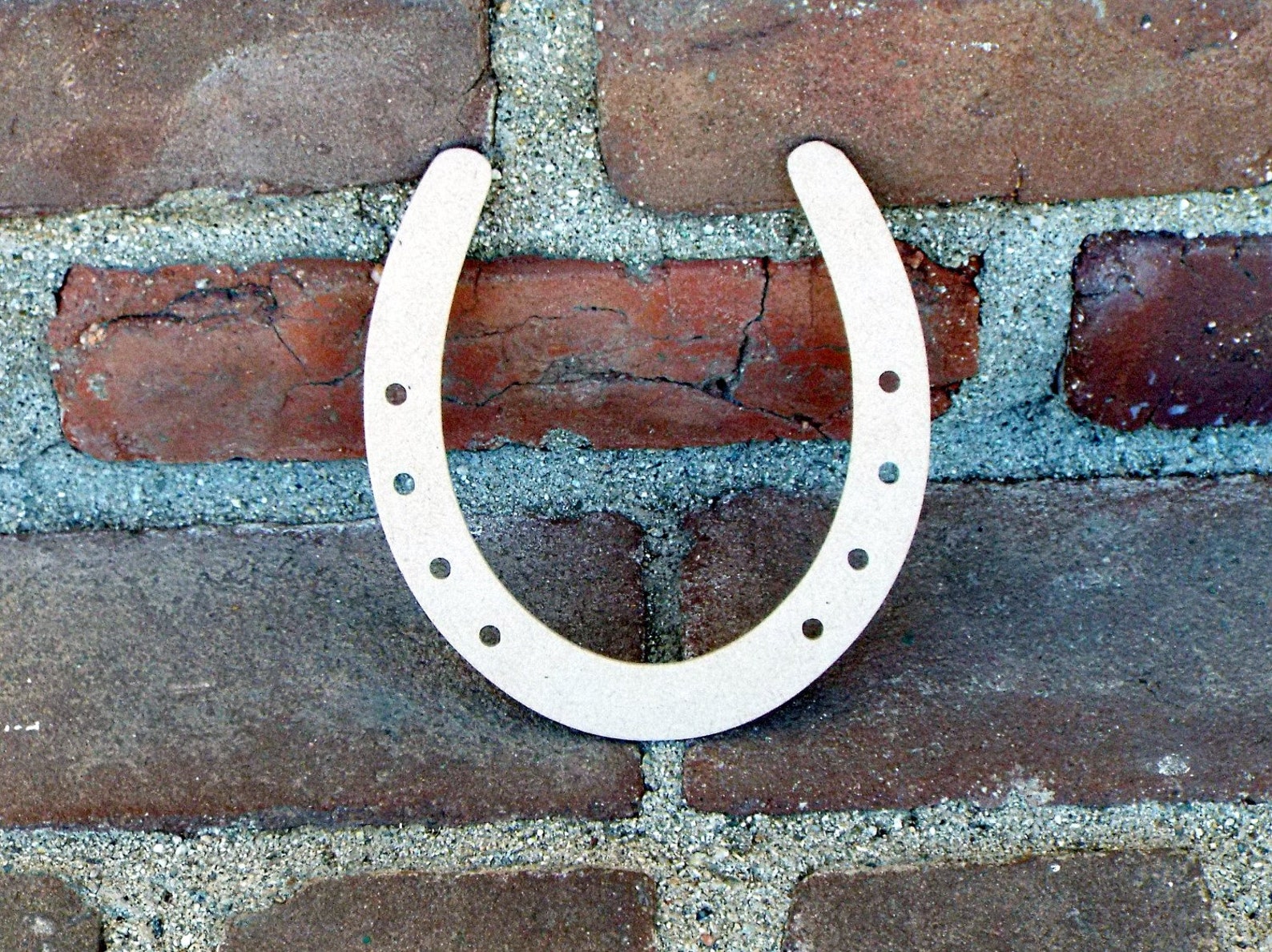 Wooden Horseshoe Wooden Horseshoe Cutout / Shape DIY Wooden Etsy
