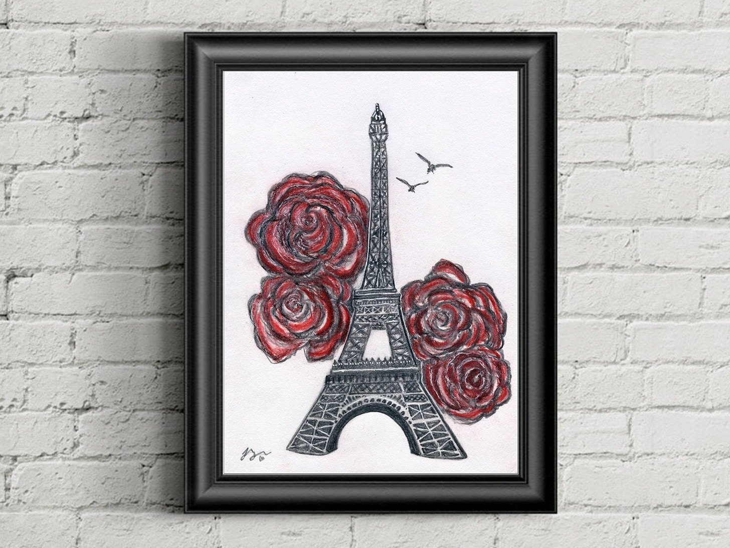 Paris Art Print Home Decor Wall Art Eiffel Tower Decor Fine Etsy UK