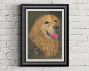 Dog Digital Download File, Home Decor Digital Wall Art, Decor Print, Fine Art Print, Art Deco Print, Printable Animal Wall Poster Dog, New