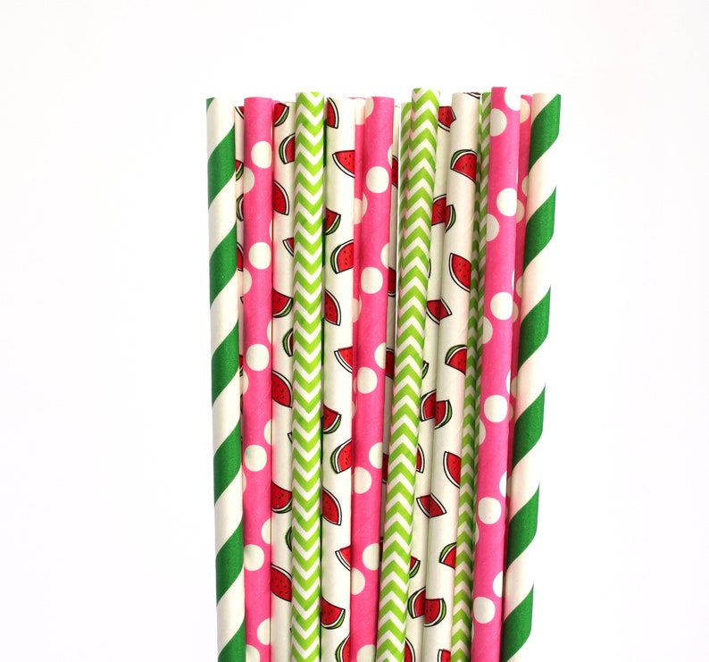 watermelon straws