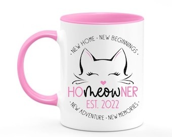 New Homeowner Gift Idea - Cat Lover Gift Idea - Meow