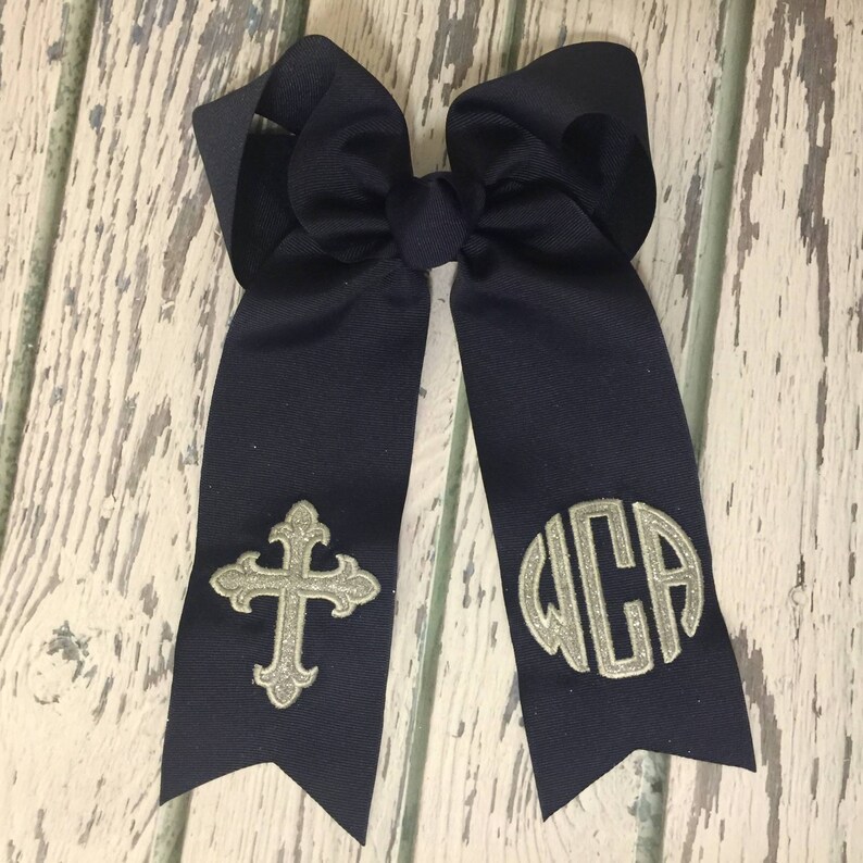 Catholic School Hair Bow School Uniform Bow Custom Color and | Etsy