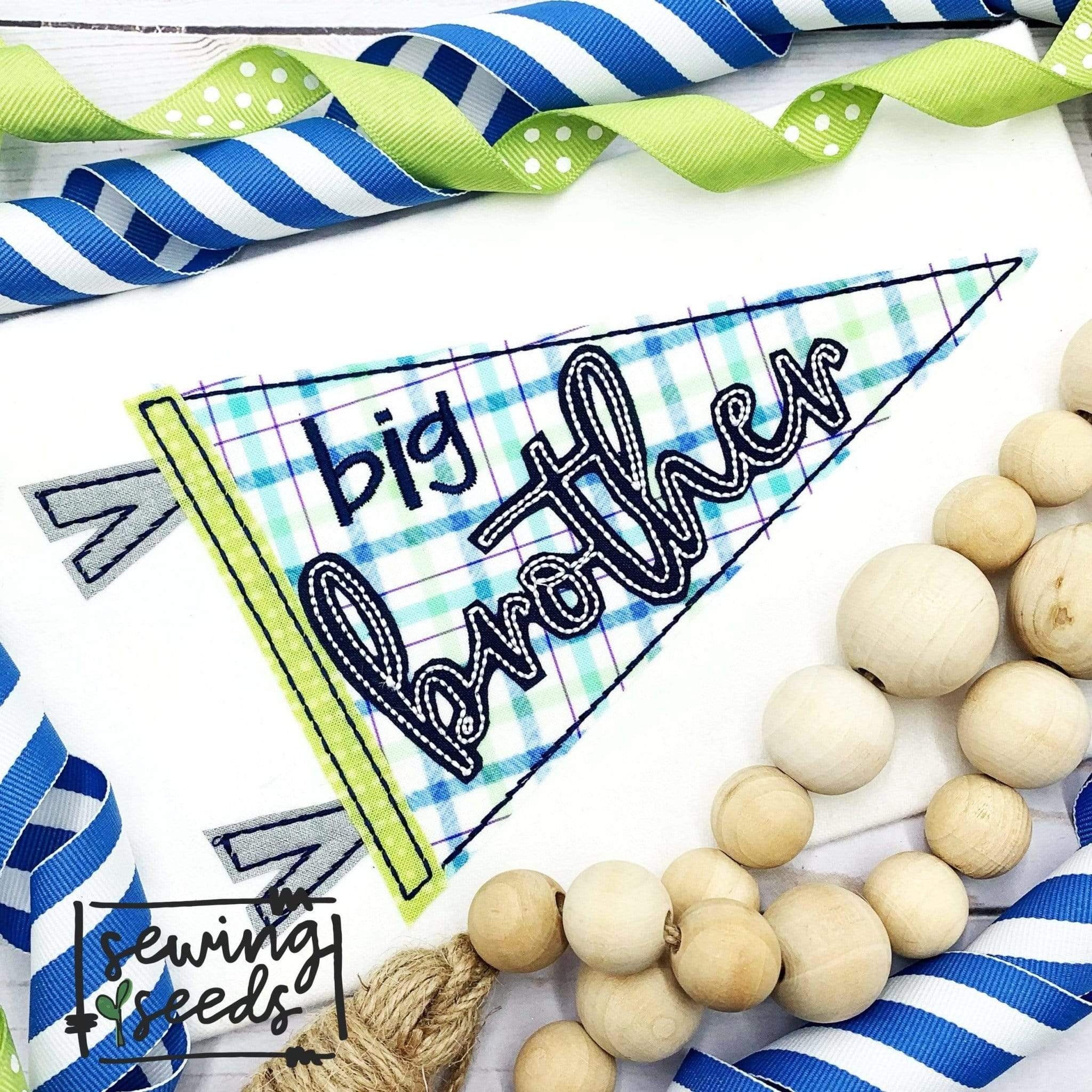 Big brother flag pennant design file for jessecmault machine  etsy