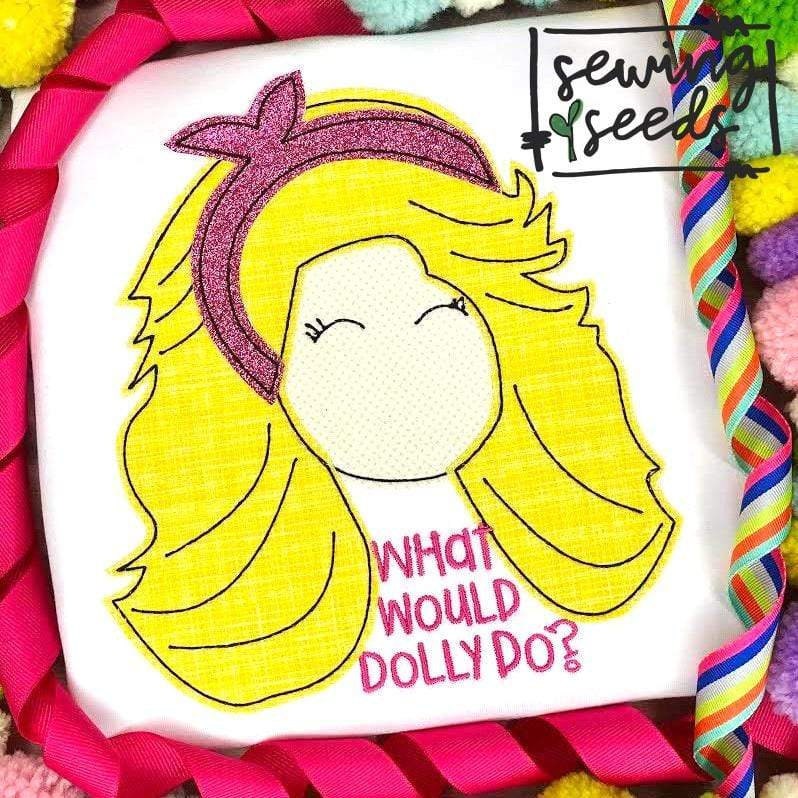 Dolly Design File for Embroidery Machine Instant Download Etsy UK