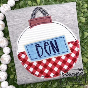 Fishing Bobber Applique File for Embroidery Machine Instant Download
