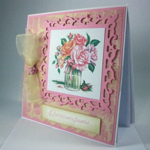 Handmade friendship card suitable for all occasions image 4