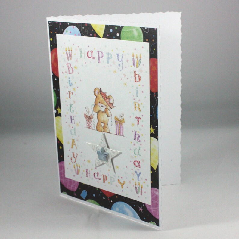 Cute teddy bear Birthday card