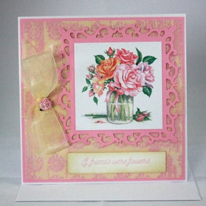 Handmade friendship card suitable for all occasions image 1