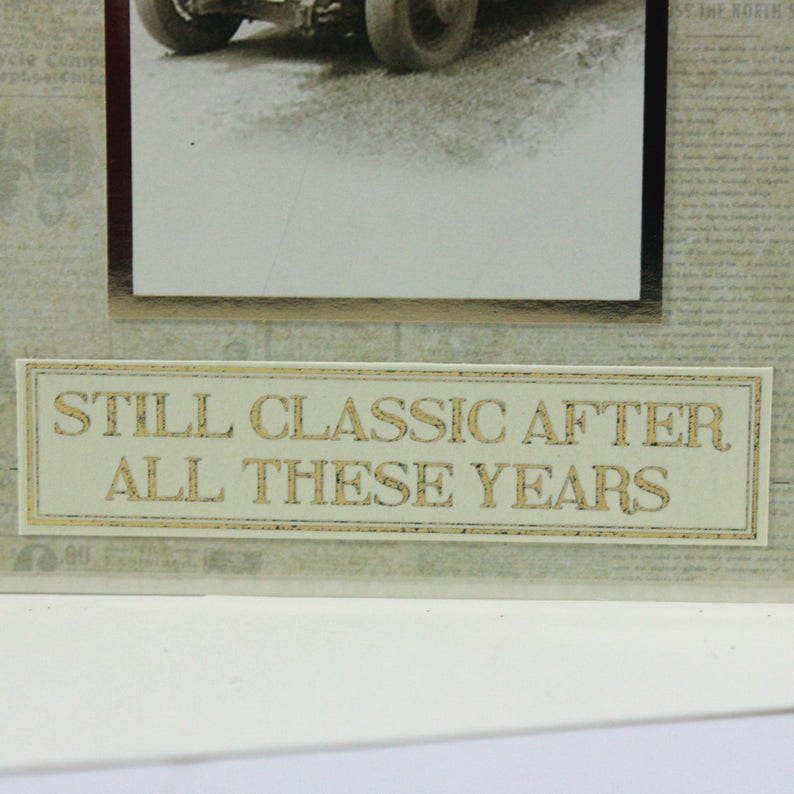 Handmade Birthday Card Vintage Classic Car - Etsy