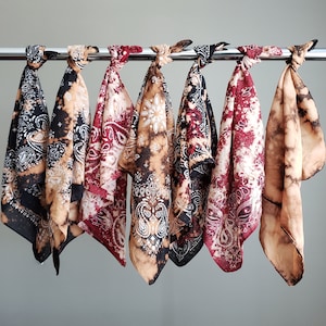 Acid Wash Rocker Bandanas - Festivals, Concerts, Moto