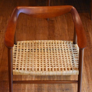Pair of newly-restored teak Bambi armchairs by Rastad & Relling for Gustav Bahus, circa 1950s image 6