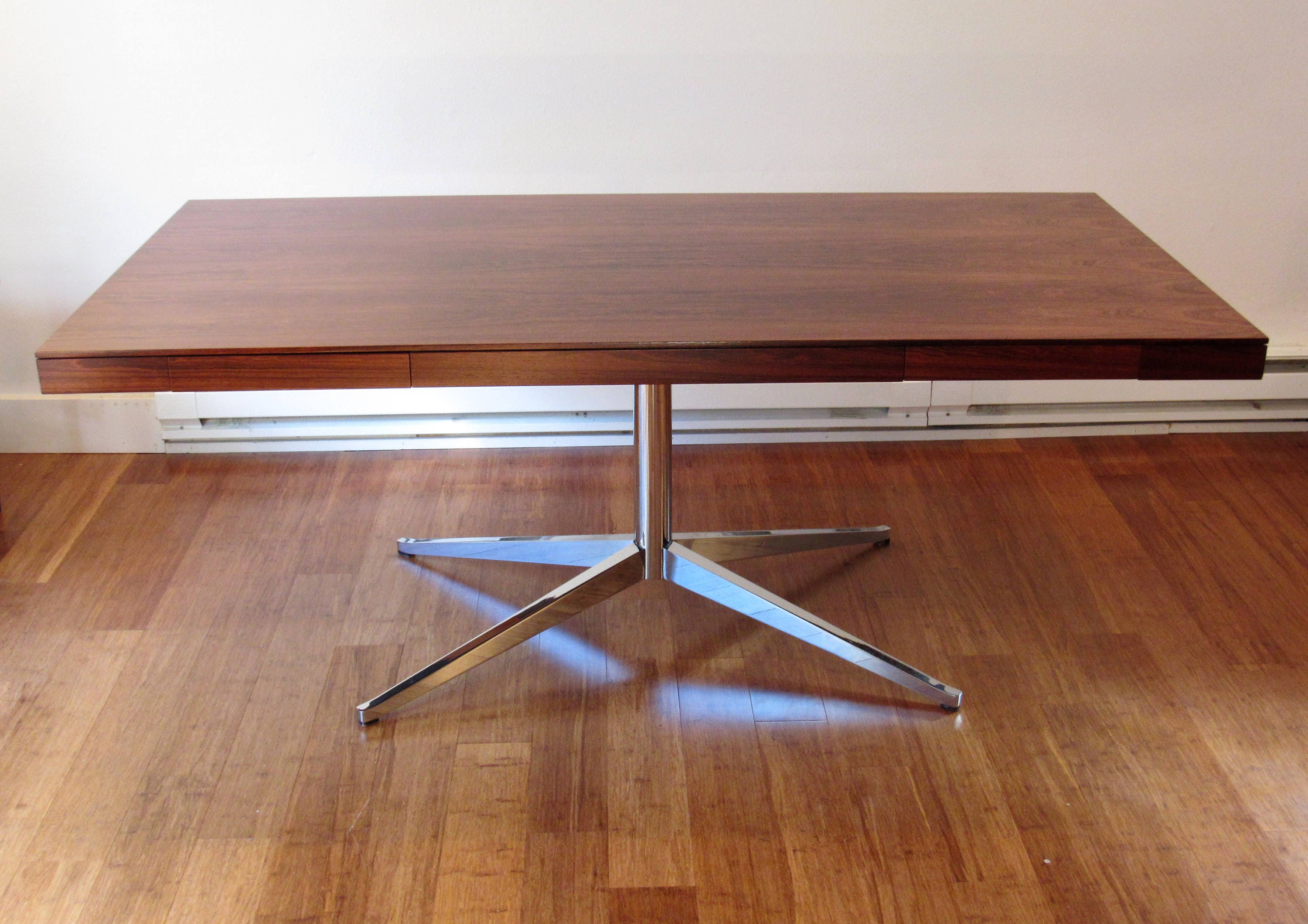 Vintage Florence Knoll Partners Desk Or Executive Table In