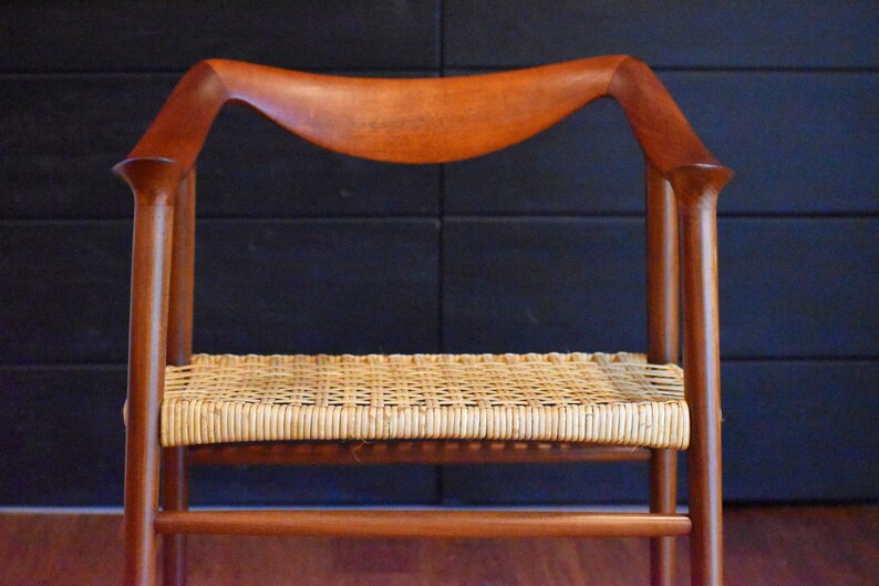 Pair of newly-restored teak Bambi armchairs by Rastad & Relling for Gustav Bahus, circa 1950s image 5