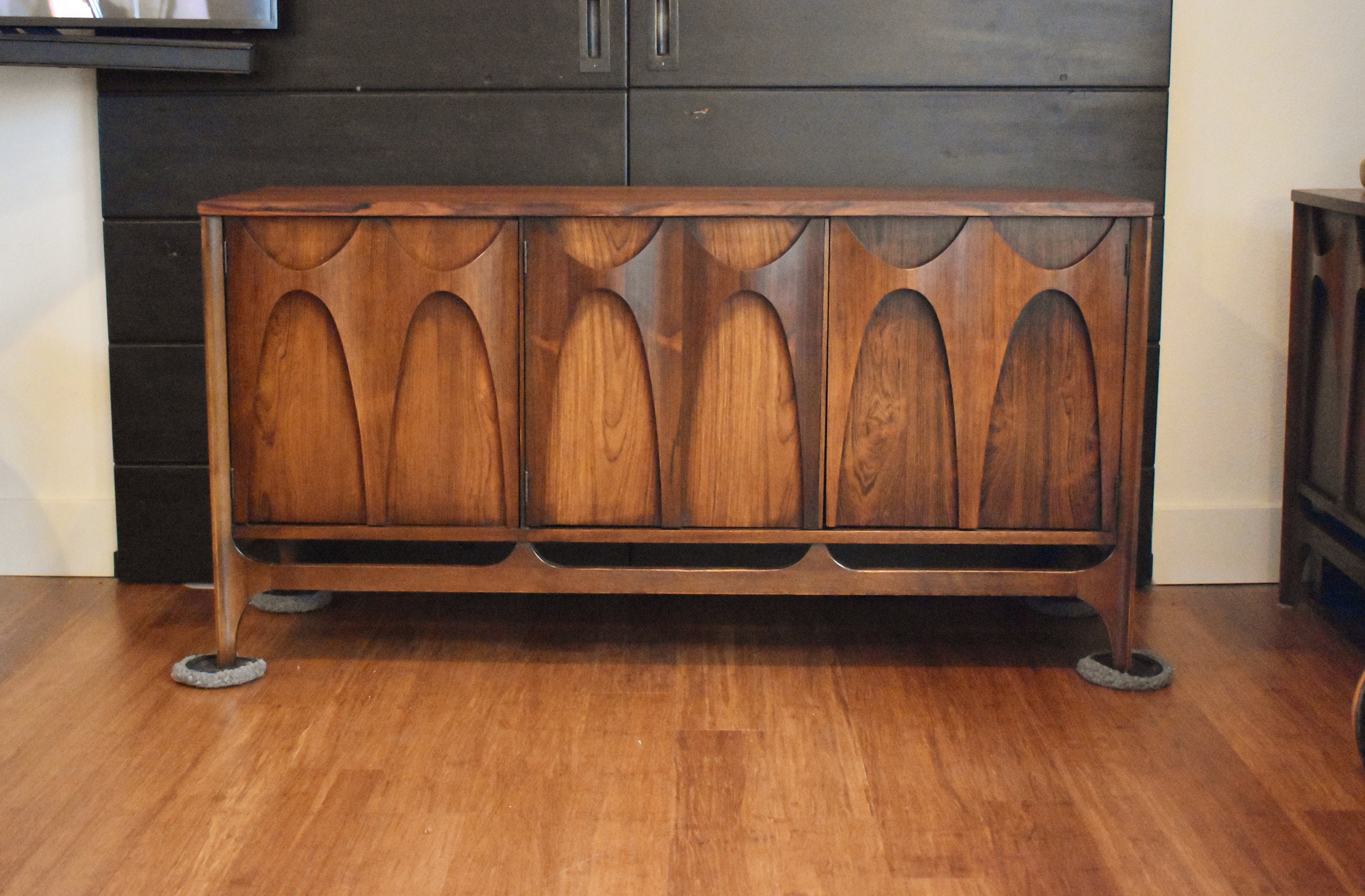 Newly restored Broyhill Brasilia 54 brazilian rosewood console