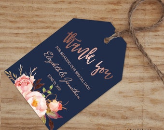 wedding favor tags etsy