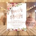 Brunch and Bubbly Bridal Shower Invitation, Bridal Shower Invite, Wedding Shower, Wedding Printable DIY PDF Instant Download|VRD164GFR 